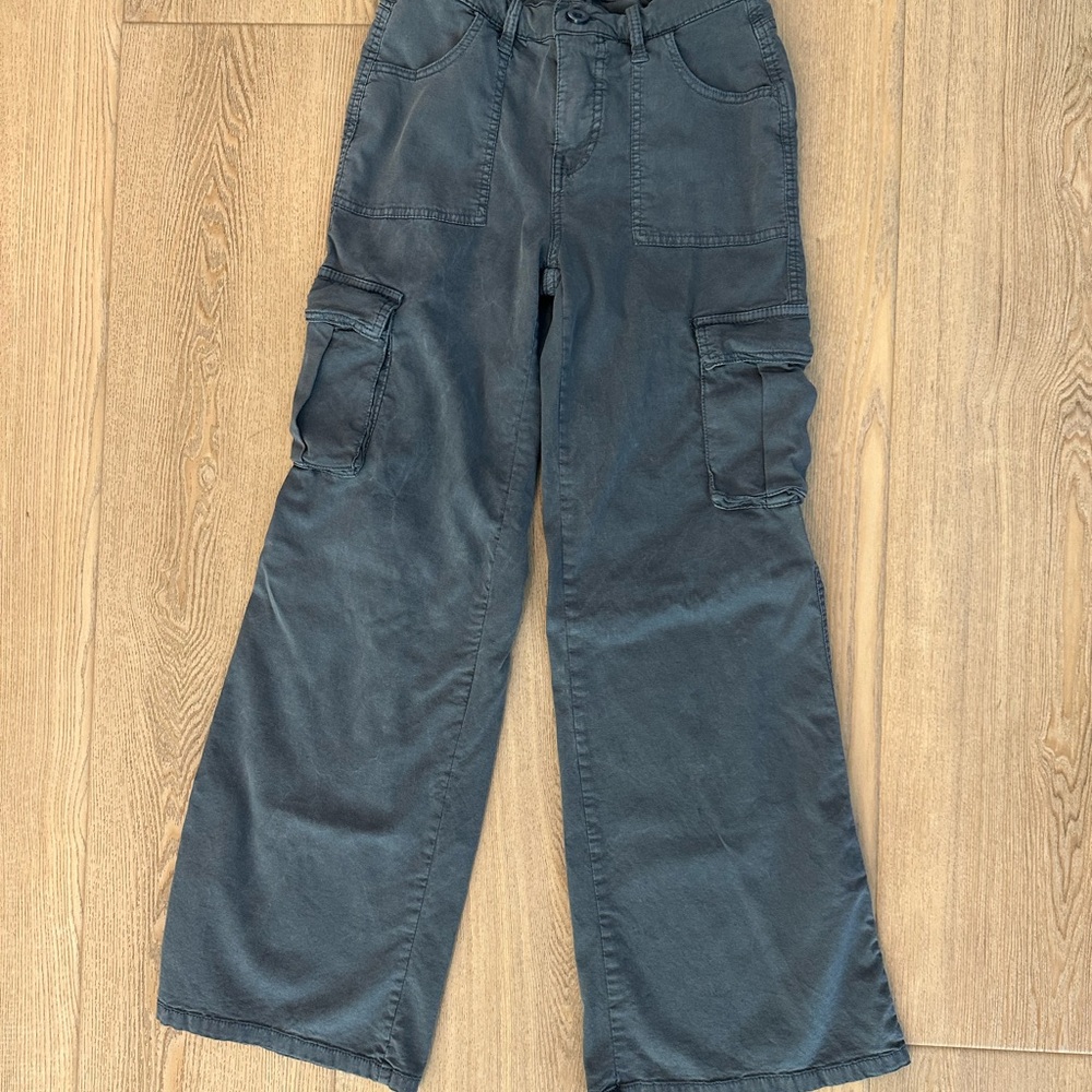Kohl's Women's Boot Cut Cargo Pants - Dark Gray
